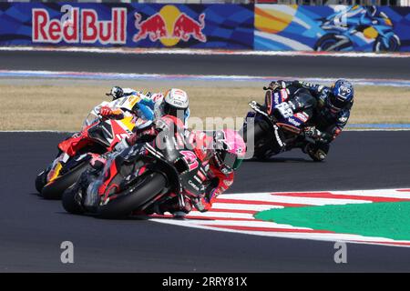 Misano Adriatico, Italia. 9 settembre 2023. 41 Aleix Espargaro Aprilia Racing durante il Gran Premio Red Bull di MotoGP di San Marino e la Riviera di Rimini Tisso Sprint Race sabato, 8, 9, 10 settembre 2023, Misano World Circuit, Italia. (Foto di Fabio Averna/Sipa USA) credito: SIPA USA/Alamy Live News Foto Stock