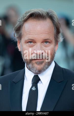 Venezia, Italia. 9 settembre 2023. Peter Sarsgaard partecipa al Red Carpet di chiusura nell'ambito della 80 Mostra di Venezia, il 9 settembre 2023. Foto di Aurore Marechal/ABACAPRESS.COM credito: Abaca Press/Alamy Live News Foto Stock