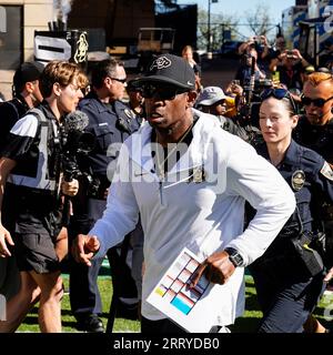 Boulder, CO, USA. 9 settembre 2023. Nella partita di football tra Colorado e Nebraska a Boulder, CO. Derek Regensburger/CSM/Alamy Live News Foto Stock