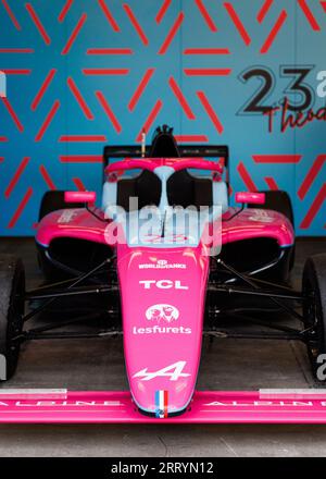 Theodort, Alpine, verticale, pit Lane durante il GP Explorer 20023 a le Mans, Francia il 9 settembre - foto: Clément Luck/DPPI Credit: DPPI Media/Alamy Live News Foto Stock