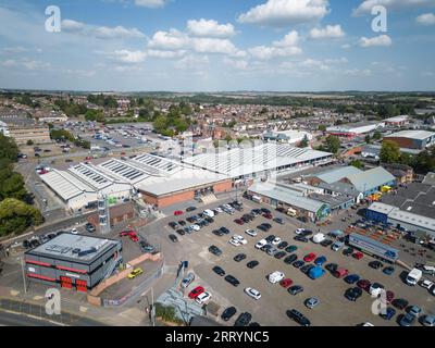 9 settembre 2023 Melton Mowbray Livestock Market, Leicestershire Foto Stock