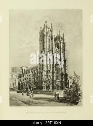 Beverley Minster, conosciuta anche come Chiesa parrocchiale di San Giovanni e San Martino, a Beverley, East Riding of Yorkshire, è una chiesa parrocchiale della Chiesa d'Inghilterra. È una delle più grandi chiese parrocchiali del Regno Unito, più grande di un terzo di tutte le cattedrali inglesi e considerata come un capolavoro gotico dal libro ' cattedrali, abbazie e chiese di Inghilterra e Galles : descrittivo, storico, pittorico ' di Bonney, T. G. (Thomas George), 1833-1923; editore Londra : Cassell 1890 Foto Stock