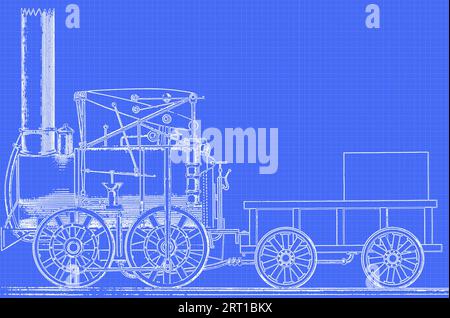 La Stourbridge Lion era una locomotiva a vapore della ferrovia. Fu la prima locomotiva costruita all'estero ad essere utilizzata negli Stati Uniti, e una delle prime locomotive ad operare al di fuori della Gran Bretagna. Prende il nome dal volto del leone dipinto sul davanti, e Stourbridge in Inghilterra, dove fu prodotto dalla ditta Foster, Rastrick and Company nel 1829 Foto Stock