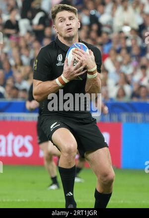 Durante la Coppa del mondo 2023, Pool Una partita di rugby a 15 tra Francia e nuova Zelanda l'8 settembre 2023 allo Stade de France di Saint-Denis vicino a Parigi Foto Stock