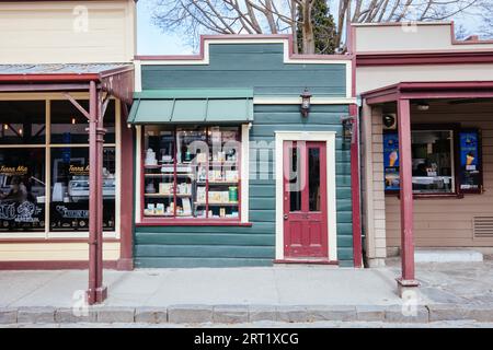 Arrowtown, nuova Zelanda, settembre 25 2019: La storica città mineraria d'oro di Arrowtown in nuova Zelanda Foto Stock