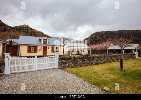 Arrowtown, nuova Zelanda, settembre 25 2019: La storica città mineraria d'oro di Arrowtown in nuova Zelanda Foto Stock