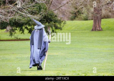 Christchurch, nuova Zelanda, 16 settembre 2019: Il famigerato mago di Christchurch nei giardini botanici in una calda giornata primaverile in nuova Zelanda Foto Stock