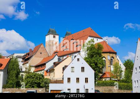 St Nicholas Church a Freiberg Foto Stock