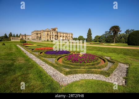 I giardini formali a Witley Court, Worcestershire, Inghilterra Foto Stock