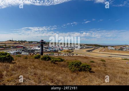 Monterey, CALIFORNIA, USA. 9 settembre 2023. WeatherTech Raceway Laguna Seca ospita l'INDYCAR Series per il Firestone Grand Prix di Monterey, CALIFORNIA. (Immagine di credito: © Kenneth L Weisenberger Grindston/ASP) SOLO USO EDITORIALE! Non per USO commerciale! Foto Stock