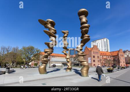 Malmo, Svezia, 20 aprile 2019: Scultura Points of View dello scultore britannico Tony Cragg Foto Stock