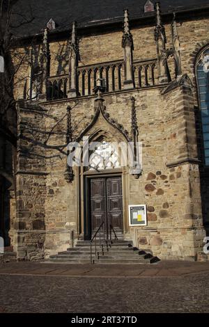 Dettaglio di St. La chiesa di Jacob a Koethen Foto Stock