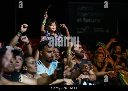 Festival vive Latino, edición España 2023. El festival acogió en Zaragoza a artistas como Juanes, Andrés Calamaro, Ana Tijoux, M-CLAN o Delaporte. Foto Stock