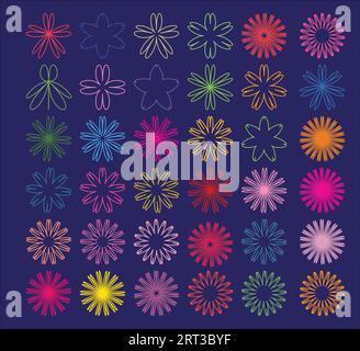 Motivo floreale: Elegante motivo floreale tropicale con fiori. stampe floreali. Trama vettoriale senza cuciture. Bouquet primaverile. Design floreale all over Illustrazione Vettoriale