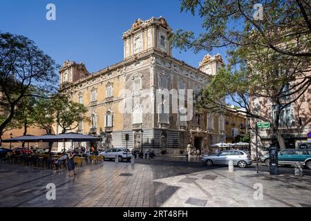 Palazzo dei Marchesi di Dos Aguas nel centro di Valencia, Spagna, il 25 agosto 2023 Foto Stock