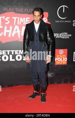 Roma, Italia. 10 settembre 2023. Roma, evento di beneficenza del Parco Archeologico del Colosseo "Time for Change", nella foto: Mahmood Credit: Agenzia fotografica indipendente/Alamy Live News Foto Stock