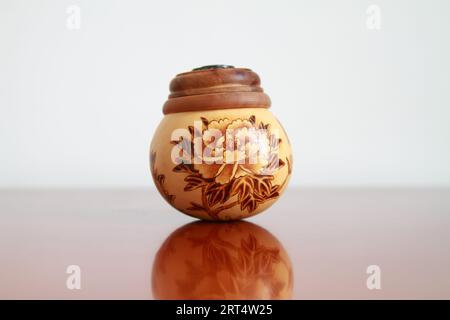 arte e artigianato dei fiori caldi di zucca Foto Stock