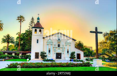 Missione Santa Clara de Asis a Santa Clara - California, Stati Uniti Foto Stock