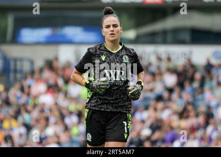 Blacburn, Regno Unito. 10 settembre 2023. Blackburn, Inghilterra, 10 settembre 2023; Alex Brooks (1 Blackburn Rovers) durante la partita contro lo Sheffield United a Ewood Park, Blackburn, Inghilterra il 10 settembre 2023 (Sean Chandler/SPP) credito: SPP Sport Press Photo. /Alamy Live News Foto Stock