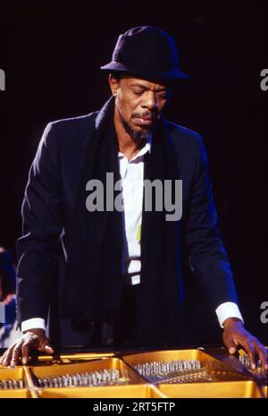 Horace Tapscott, amerikanischer Jazzpianist und -komponist, bei einem Auftritt beim Jazzfest Berlin, Deutschland 1988. Foto Stock