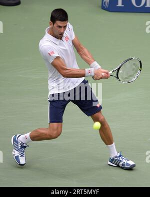 Queens, Stati Uniti d'America. 09 settembre 2016. NEW YORK, NY - SETTEMBRE 09: Novak Djokovic il giorno dodici degli US Open 2016 all'USTA Billie Jean King National Tennis Center il 9 settembre 2016 nel quartiere Flushing del quartiere Queens di New York City persone: Novak Djokovic Credit: Storms Media Group/Alamy Live News Foto Stock