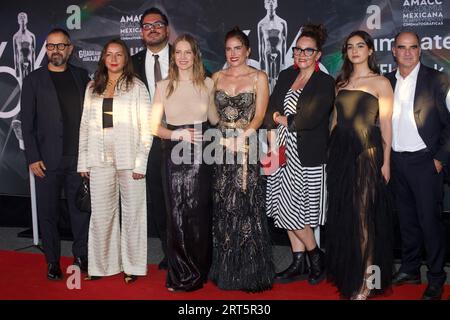 Guadalajara, Messico. 9 settembre 2023. 9 settembre 2023, Guadalajara, Messico: Karla Souza partecipa al Red carpet del 65° Ariel Awards. Il 9 settembre 2023 a Guadalajara, Messico. (Foto di Julian Lopez/ Eyepix Group) (foto di Eyepix/NurPhoto) credito: NurPhoto SRL/Alamy Live News Foto Stock