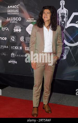 Guadalajara, Messico. 9 settembre 2023. 9 settembre 2023, Guadalajara, Messico: Cristo Fernandez partecipa al Red carpet del 65° Ariel Awards. Il 9 settembre 2023 a Guadalajara, Messico. (Foto di Julian Lopez/ Eyepix Group) (foto di Eyepix/NurPhoto) credito: NurPhoto SRL/Alamy Live News Foto Stock