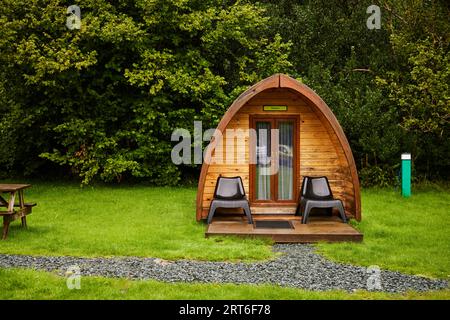 Baccelli nei terreni della YHA Borrowdale del Lake District a Longthwaite, Keswick Foto Stock