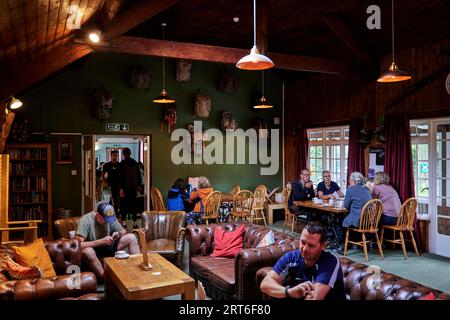 Area bar YHA Borrowdale del Lake District a Longthwaite, Keswick Foto Stock