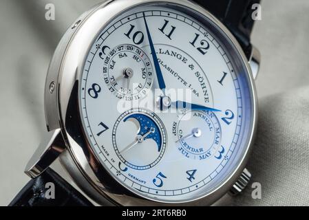 A. Lange & Söhne Calendario annuale 1815 Foto Stock