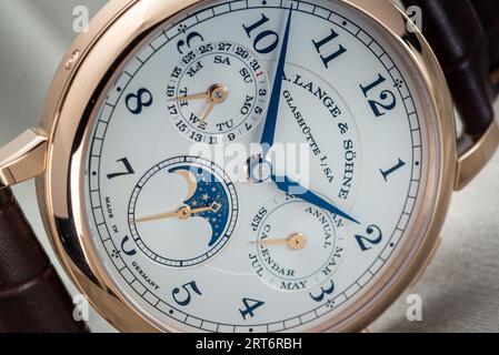 A. Lange & Söhne Calendario annuale 1815 Foto Stock