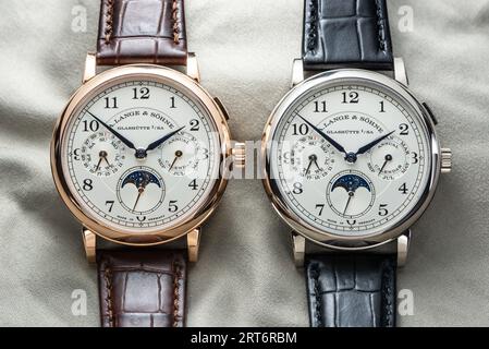 A. Lange & Söhne Calendario annuale 1815 Foto Stock