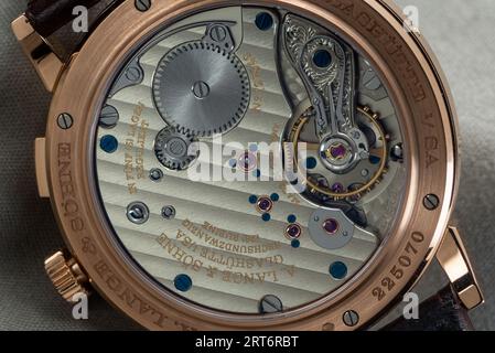 A. Lange & Söhne Calendario annuale 1815 Foto Stock
