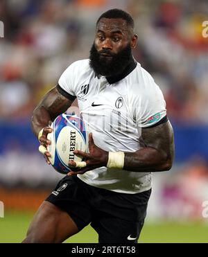 Semi Radradra delle Figi durante la partita di Coppa del mondo di rugby 2023 Pool C allo Stade de Bordeaux, Francia. Data foto: Domenica 10 settembre 2023. Foto Stock
