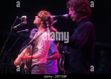 The Los Angeles si esibisce al Glastonbury Festival 2005 Foto Stock