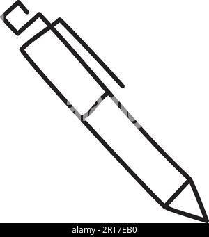 penna digitale vettoriale. moderna tecnologia educativa. illustrazione vettoriale di disegno online su sfondo bianco. Illustrazione Vettoriale