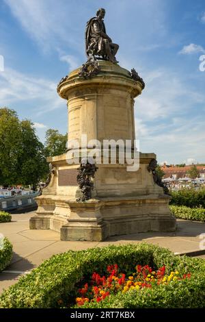 Il Gower Memorial a Bancroft Gardens, Stratford on Avon, Inghilterra Foto Stock