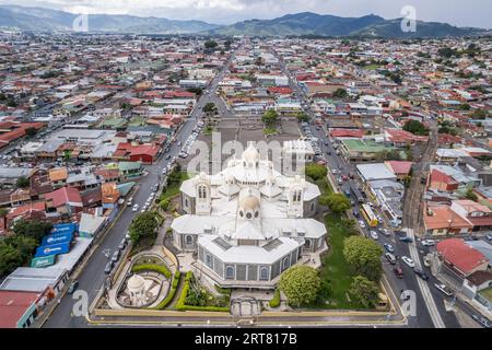 La bellissima Basilica di nostra Signora degli Angeli a Cartago Costa Rica - la Virgen de los Angeles è Costa Rica - Cattedrale Foto Stock