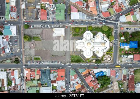 La bellissima Basilica di nostra Signora degli Angeli a Cartago Costa Rica - la Virgen de los Angeles è Costa Rica - Cattedrale Foto Stock