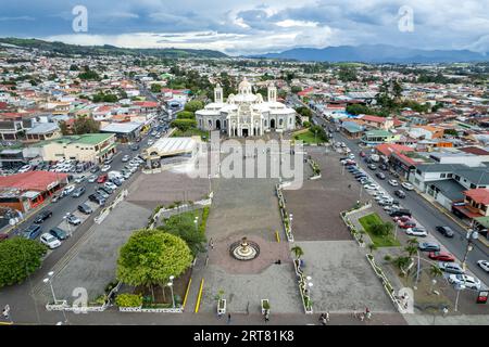 La bellissima Basilica di nostra Signora degli Angeli a Cartago Costa Rica - la Virgen de los Angeles è Costa Rica - Cattedrale Foto Stock