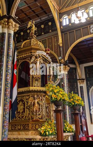 La bellissima Basilica di nostra Signora degli Angeli a Cartago Costa Rica - la Virgen de los Angeles è Costa Rica - Cattedrale Foto Stock