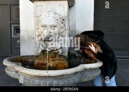 Brescia, una bellissima città italiana ricca di storia, testimonianze archeologiche e opere d'arte e di architettura Foto Stock