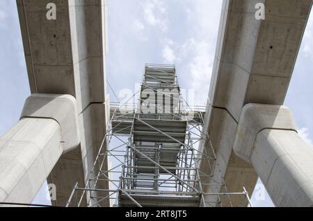 Costruzione di ponti a Tyson's Corner, Virginia Foto Stock