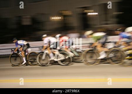 Tour De Lafayette 2023 durante la Gateway Cup 2023 a St. Louis, Missouri, USA Women's Cycling Foto Stock