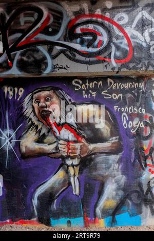 graffiti ad Albuquerque, New Mexico Foto Stock