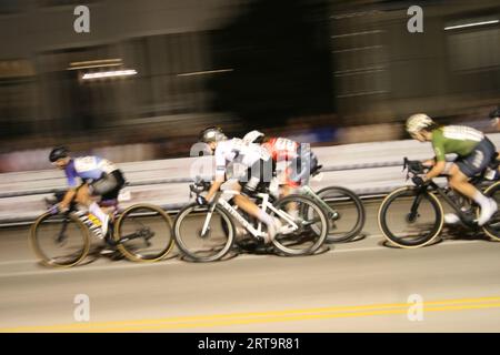 Tour De Lafayette 2023 durante la Gateway Cup 2023 a St. Louis, Missouri, USA Women's Cycling Foto Stock