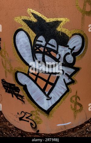 graffiti ad Albuquerque, New Mexico Foto Stock