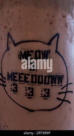 graffiti ad Albuquerque, New Mexico Foto Stock