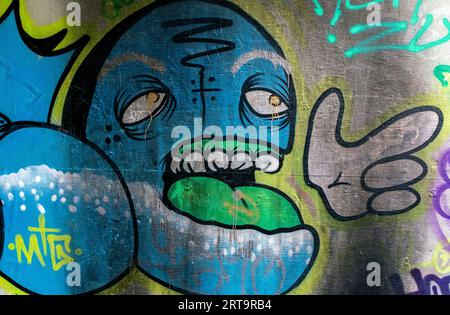 graffiti ad Albuquerque, New Mexico Foto Stock