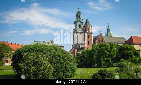 Wawel Royal Cathedral of St Stanislaus B. M. and St Wenceslaus M., Cracovia, Polonia Foto Stock